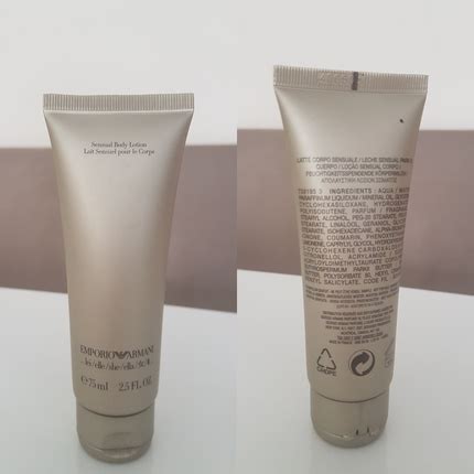 emporio armani sensual body lotion